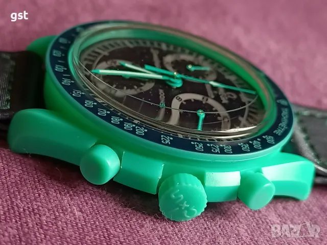 Omega Swatch Moons Speed master часовник Хронограф Копие , снимка 3 - Мъжки - 49476740