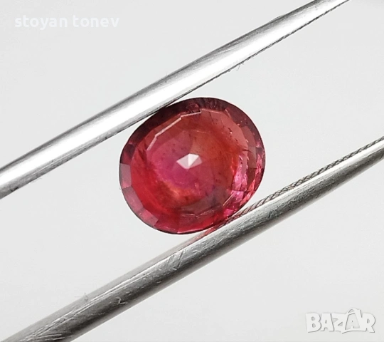 Рядък Ненагряван Сертифициран Рубин 3.18 карата от Уинза, Танзания – Истинско Съкровище! , снимка 7 - Други - 53805332
