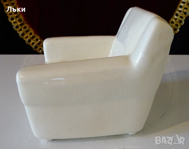 Порцеланов пепелник Кресло,KWU Dehme,W.Germany. , снимка 3 - Антикварни и старинни предмети - 52147332