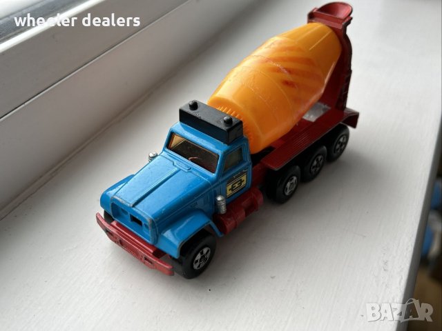 Метална количка Matchbox Super Kings GMC Cement Mixer 