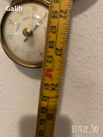 Красив стар античен Барометър, Часовник , снимка 6 - Други ценни предмети - 52326365