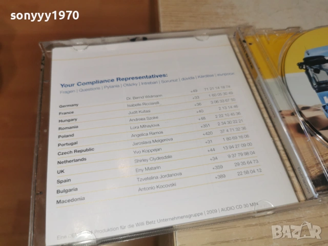 WILLI BETZ-КОЛЕКЦИОНЕРСКИ ДИСК 0203261633, снимка 14 - Колекции - 53682401