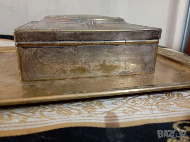 Кутия за бижута с поднос арт деко, снимка 7 - Други ценни предмети - 52933688