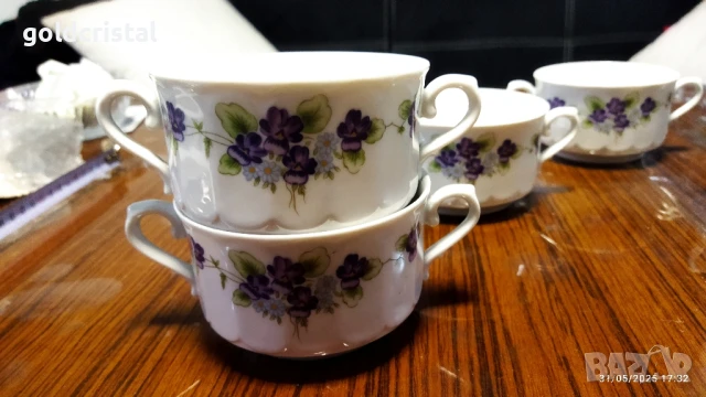 стар немски порцелан купички , снимка 5 - Антикварни и старинни предмети - 50541125