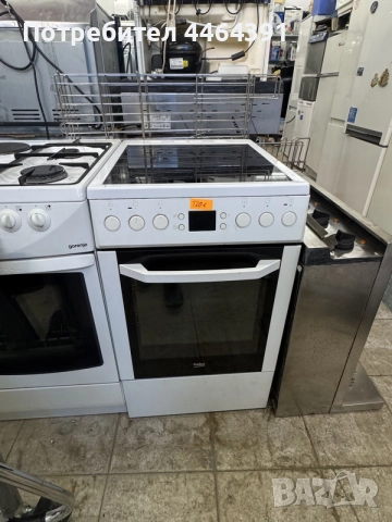 Готварска печка керамични котлони BEKO, снимка 3 - Печки, фурни - 56217649