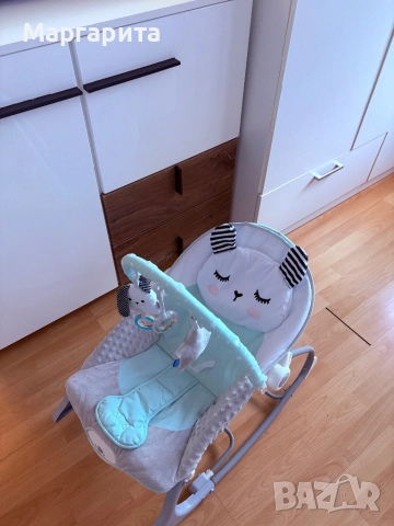 Детски люлеещ се стол за бебета и деца, с мелодии, снимка 4 - Други - 51893699