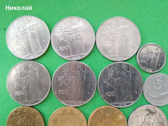 Голям лот монети от Италия, снимка 4 - Нумизматика и бонистика - 41976272