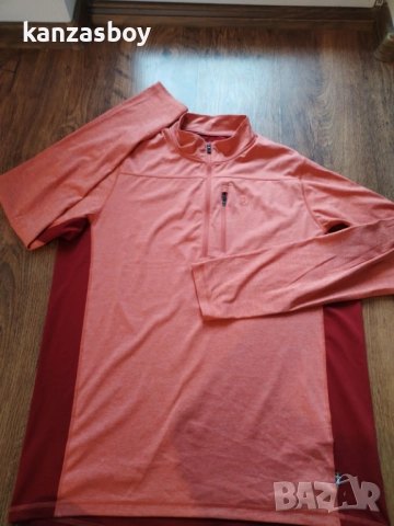 fjallraven abisko vent zip t-shirt ls - страхотна мъжка блуза ХЛ КАТО НОВА, снимка 6 - Блузи - 51924655