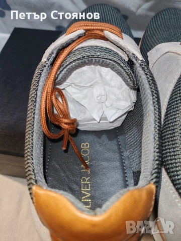 Елегантни мъжки обувки Oliver Jаckob №44, снимка 7 - Спортно елегантни обувки - 53630165