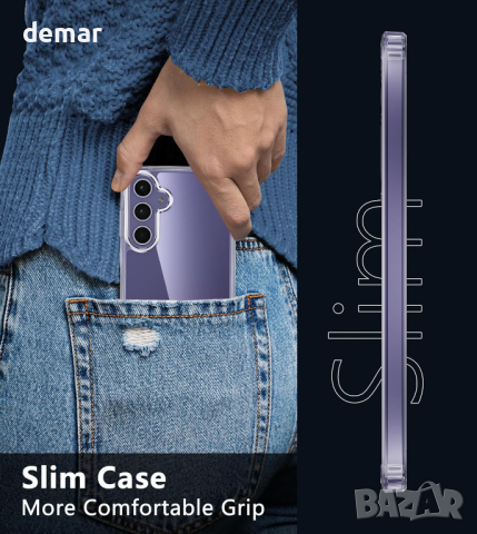 Калъф FNTCASE за Samsung Galaxy A35-5G удароустойчив военен клас, прозрачен, снимка 6 - Калъфи, кейсове - 44748380