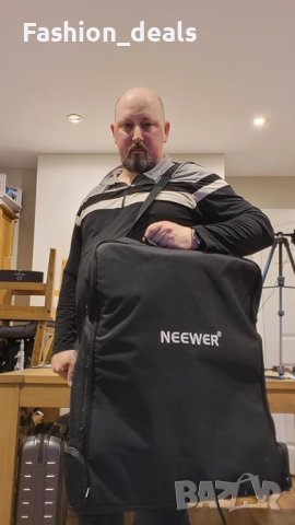 Нова NEEWER Чанта за 18 инча Светлинен Пръстен със Стойка + Джоб за Статив, снимка 8 - Други - 42739927