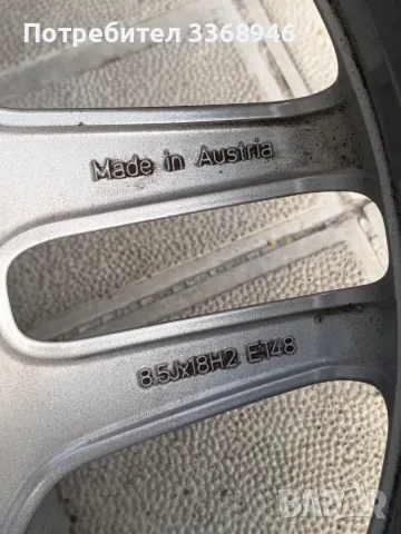 Оригинални джанти Мерцедес АМГ 18" 5х112 спорт пакет Mercedes AMG 18 5x112 с гуми, снимка 11 - Гуми и джанти - 56235199