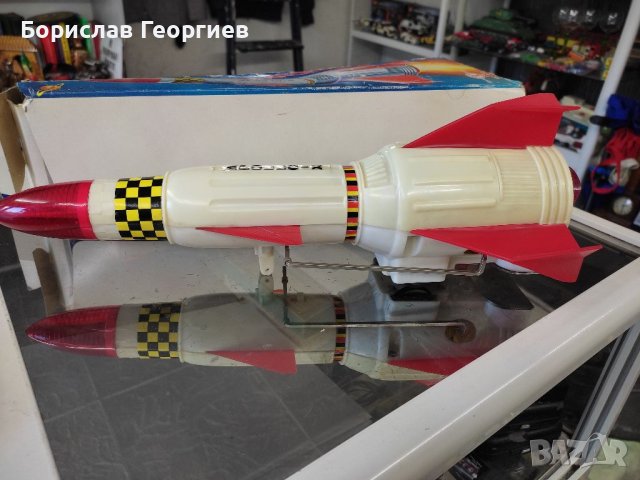 Стара играчка ракета apollo-x space rocket, снимка 2 - Колекции - 40279535
