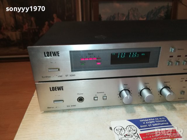 LOEWE AMPLIFIER & LOEWE TUNER-ВНОС SWISS LNV0707231147, снимка 10 - Ресийвъри, усилватели, смесителни пултове - 41476405