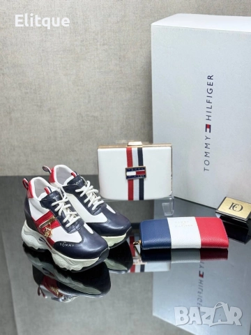 дамски маратонки на платформа miu miu Tommy Hilfiger Gucci , снимка 2 - Маратонки - 52612319