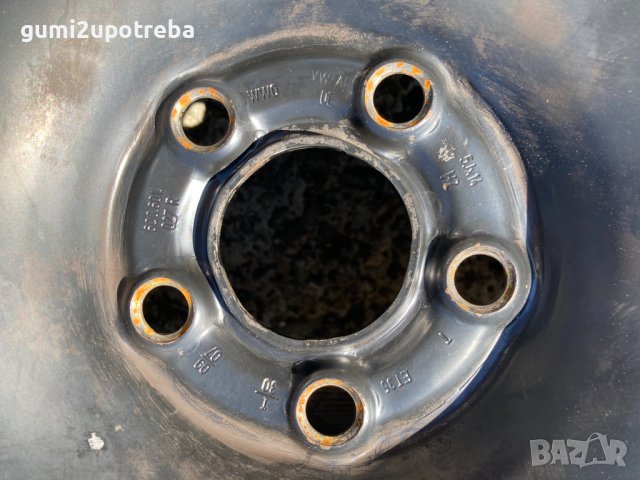 14 цола джанти 5х100 Skoda Fabia 5J et35 гуми 165/70/14 Симпетит 6,8мм, снимка 6 - Гуми и джанти - 41781458