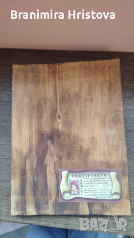 Икона „Св. Николай Чудотворец“ – върху дърво, с сертификат, снимка 2 - Дърводелски услуги - 53495880