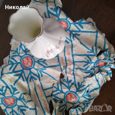 Ваза / вазичка / Костен порцелан, снимка 2 - Други - 41161739