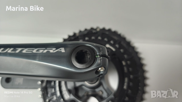Шосеен курбел Shimano Ultegra 6800 с овални плочи Rotor QRings Qarbon| 172.5, снимка 6 - Части за велосипеди - 52932828