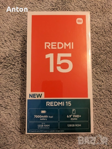 Xiaomi Redmi 15 (6+128GB) Черен, снимка 2 - Xiaomi - 53117611