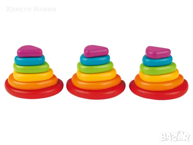 Дървен конструктор Пъзел Камъни за подреждане Монтесори финна моторика, снимка 3 - Образователни игри - 47592785