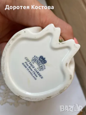 AYNSLEY красива кутийка - бухал от фин костен порцелан от Англия, снимка 6 - Антикварни и старинни предмети - 50181358