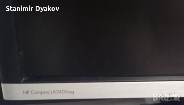 Монитор 24" HP Compaq LA2405wg, снимка 7 - Монитори - 42262880