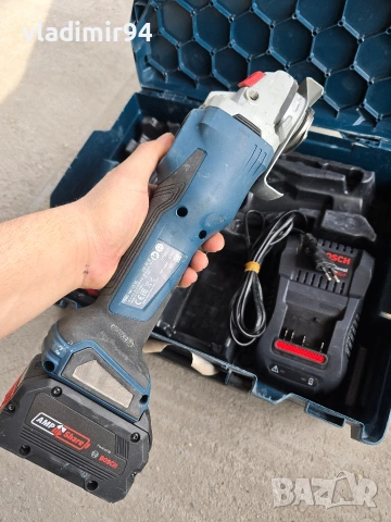 Bosch GWS 18V-15SC 1500w, снимка 7 - Ъглошлайфи - 53761489