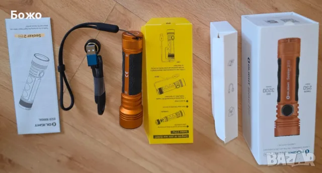 Нов LED фенер Olight Seeker 2 Pro (до 3200  лумена) - оранжев