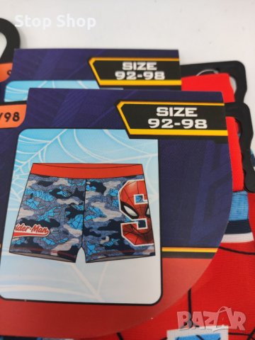Бански Spiderman детски 92-98см, снимка 2 - Детско бельо и бански  - 41065610