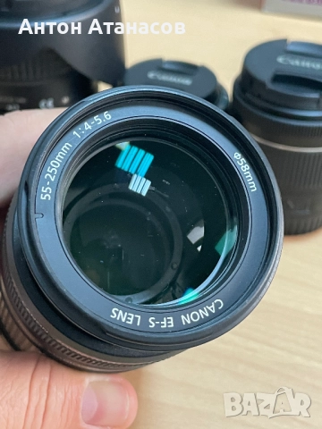 Canon EOS 800D + 4 обектива, снимка 10 - Фотоапарати - 52481820