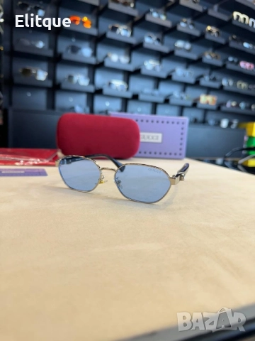 очила с черен обикновен калъф и Ув защита prada gucci miu miu , снимка 11 - Слънчеви и диоптрични очила - 52509061