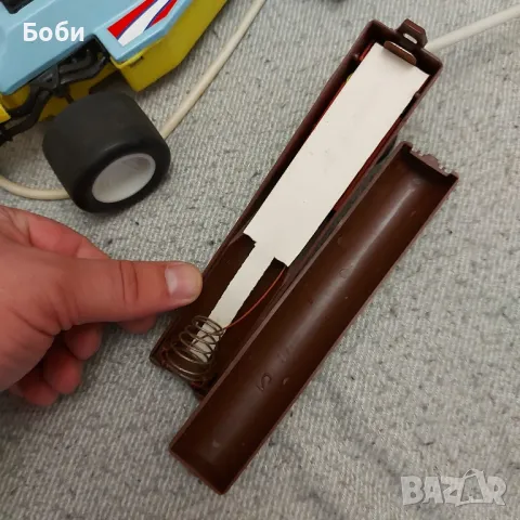 Стара Рядка Българска Соц Играчка Количка с Дистанционно Формула Вида Спорт, снимка 8 - Колекции - 49892869