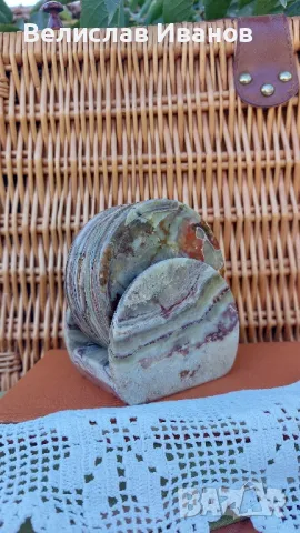 Подложки за чаши от оникс. 5 броя. перфектно състояние., снимка 2 - Антикварни и старинни предмети - 47737951