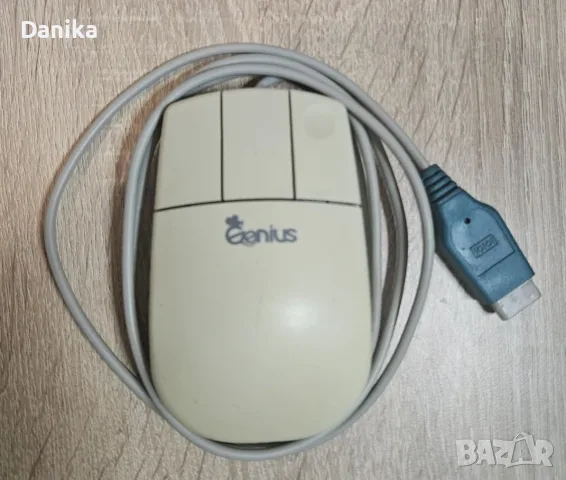 Ретро мишка Genius на COM порт RS232 с топче - за IBM PC/XT/AT/ 286 / 386/486