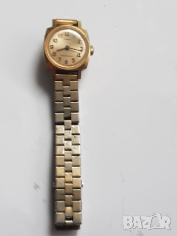 Дамски механичен позлатен часовник Timex