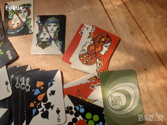 Стари мини колекционерски карти за игра, снимка 4 - Антикварни и старинни предмети - 53275408