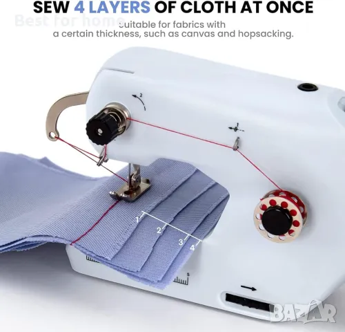  Преносима електрическа мини шевна машина YY YITIKA , снимка 4 - Шевни машини - 49870770