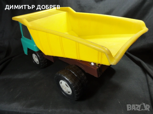 СТАРА РЕТРО СОЦ НРБ ПЛАСТМАСОВА ИГРАЧКА КАМИОН САМОСВАЛ КДН ЛЮЛИН, снимка 7 - Колекции - 53291660