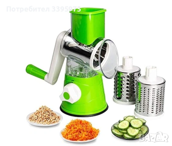 Ръчна мултифункционална търка с въртящ се механизъм