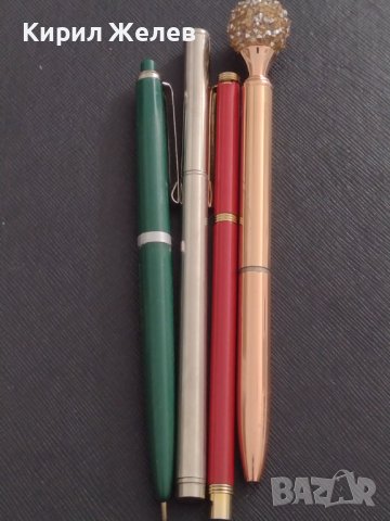 Химикалки 4 броя стари много красив дизайн за КОЛЕКЦИЯ ДЕКОРАЦИЯ БИТОВ КЪТ 38388, снимка 3 - Други ценни предмети - 41160663