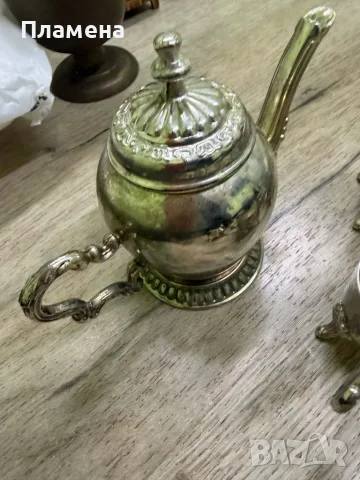 Посребрен сервиз , снимка 3 - Антикварни и старинни предмети - 56367191