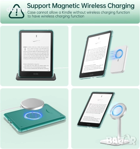 Въртящ се на 360° калъф MoKo за 7" Kindle Paperwhite 12-то поколение 2024 и Kindle Colorsoft 2024/25, снимка 5 - Калъфи, кейсове - 52104925