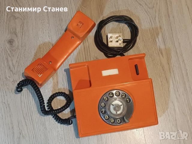 Стар телефон с шайба, снимка 4 - Други - 53029965