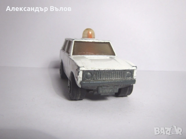 Стара метална количка Мачбокс Police Patrol Range Rover Matchbox , снимка 3 - Колекции - 53061158