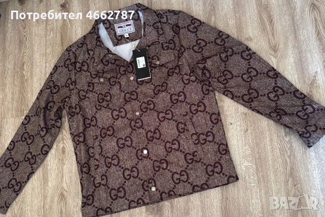 Gucci-Оригинално чисто ново мъжко яке Л номер, снимка 2 - Якета - 52941829