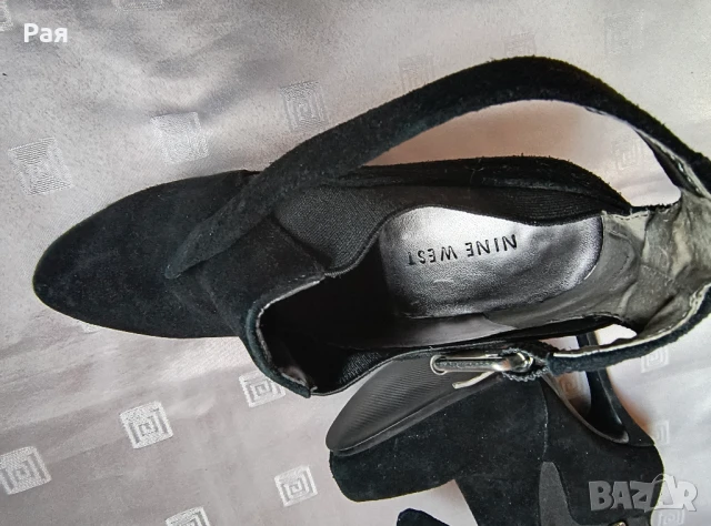 Дамски кожени обувки на висок ток Nine West, снимка 8 - Дамски ежедневни обувки - 50705588