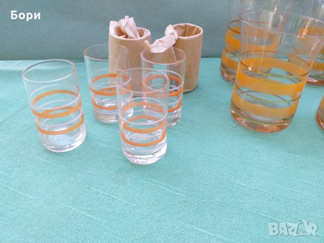 Български Сервиз от 1970г Нов чаши 12 броя, снимка 5 - Чаши - 34168666