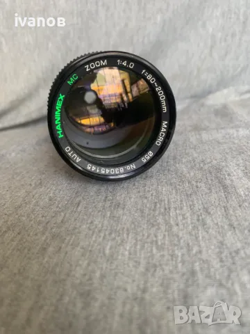 обектив  MC Hanimex Auto Zoom 80-200mm 1:4.0 Macro Lens Macro HMC, снимка 1