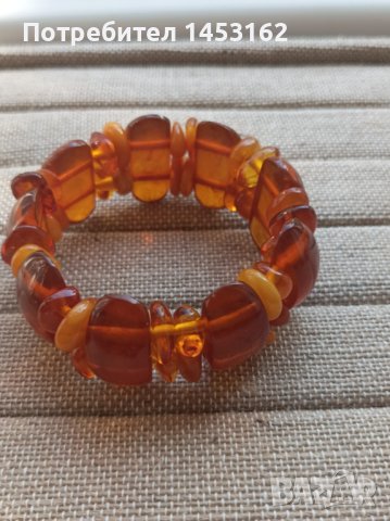 Старинна руска гривна от балтийски кехлибар , снимка 1